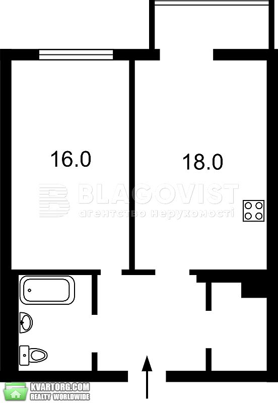 Sell 1-room apartment. Киев,  Леси Украинки бул — photo 3