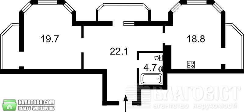 Sell 1-room apartment. Киев,  Щорса — photo 5