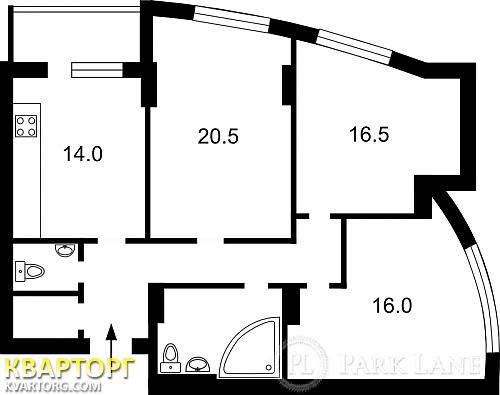 продам 3-комнатную квартиру. Киев,   Победы пр - фото 2