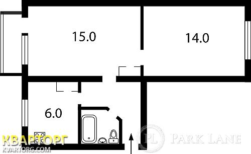 продам 2-комнатную квартиру. Киев,   Бубнова - фото 2