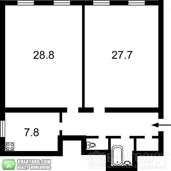 Sell 2-room apartment. Киев, Софиевская — photo 6