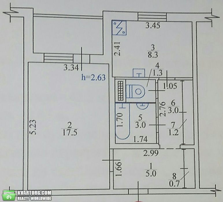 Sell 1-room apartment. Киев, Ревуцкого — photo 8