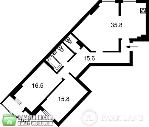 Sell 3-room apartment. Киев, Ахматовой — photo 3