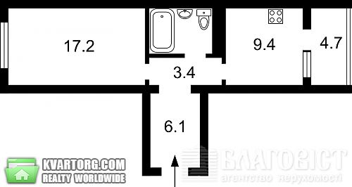 Sell 1-room apartment. Киев, Милославская — photo 4