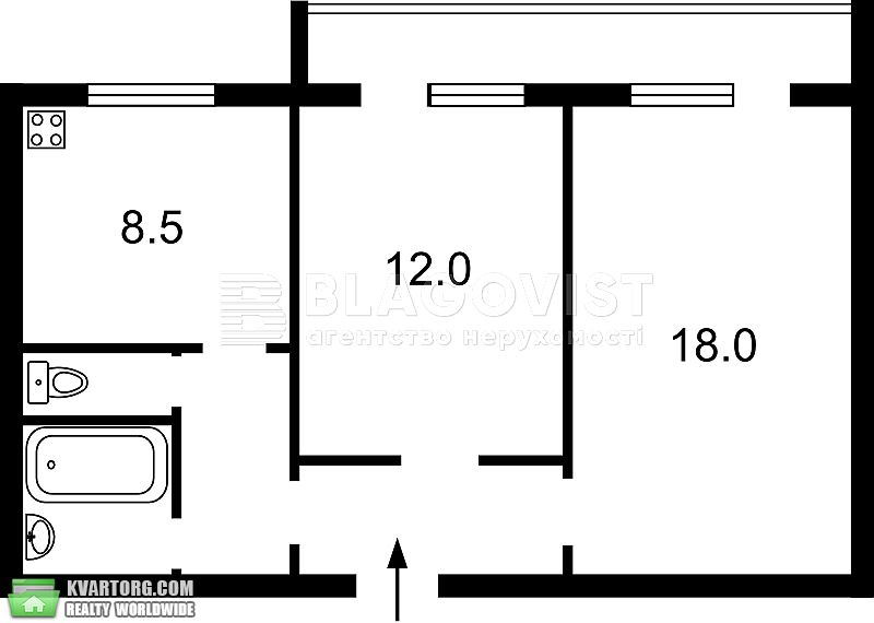 Sell 2-room apartment. Киев,  Героев Сталинграда пр — photo 2