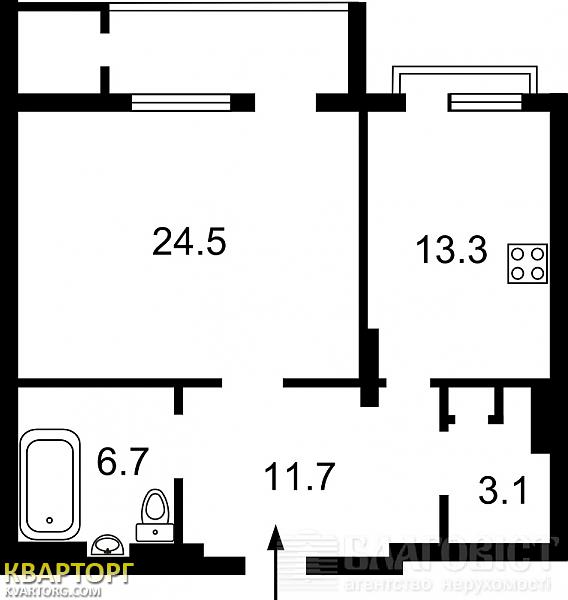 Sell 2-room apartment. Киев,  Щорса — photo 3
