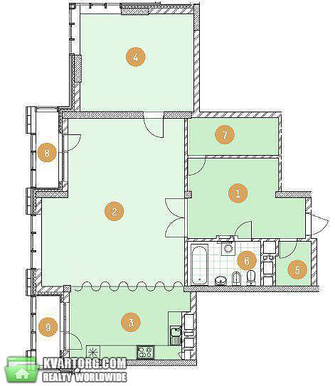 Sell 3-room apartment. Киев,  Саксаганского — photo 2
