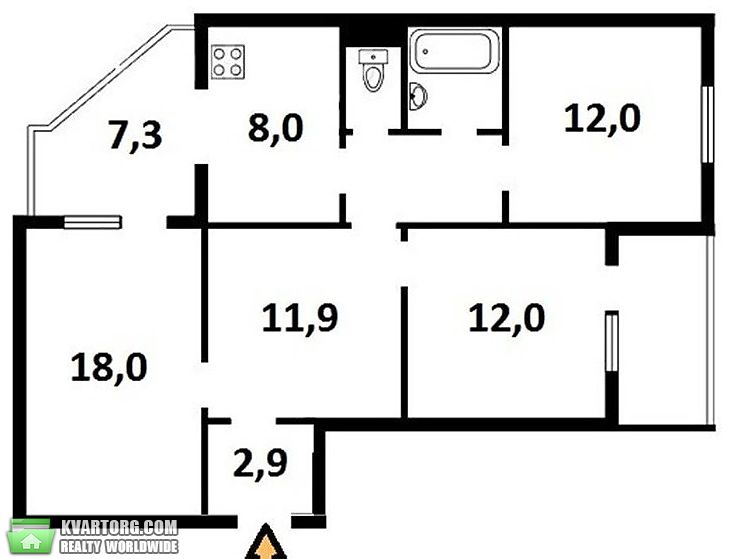 Sell 3-room apartment. Киев,  Пушиной — photo 7