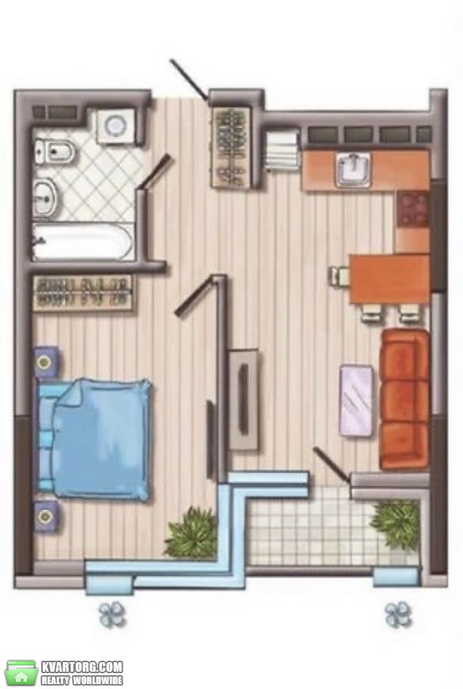 Sell 1-room apartment. Киев,  Предславинская — photo 7