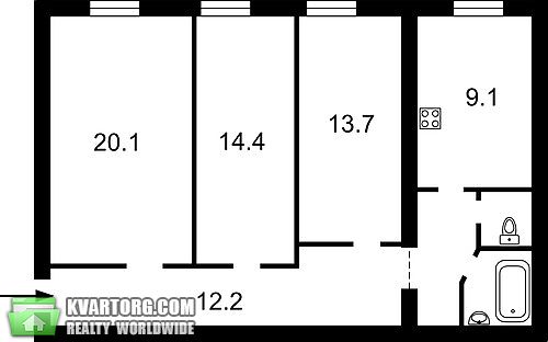 Sell 3-room apartment. Киев, Богдана Хмельницкого — photo 6