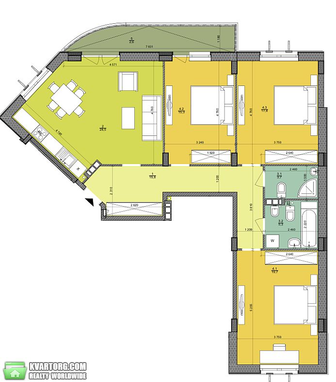 Sell 3-room apartment. Киев,  Вышгородская — photo 4