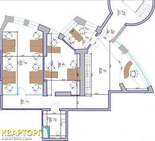 Rent out office. Киев, Леси Украинки бульв. — photo 6