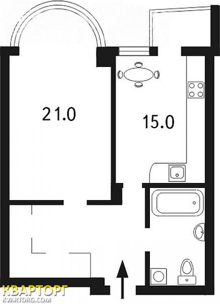 Rent out 1-room apartment. Киев, Московская — photo 6