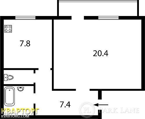 Sell 1-room apartment. Киев,  Саксаганского — photo 2