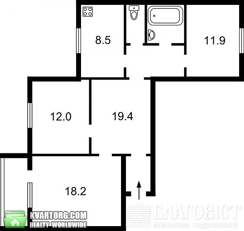 Sell 3-room apartment. Киев,  Срибнокильская — photo 2