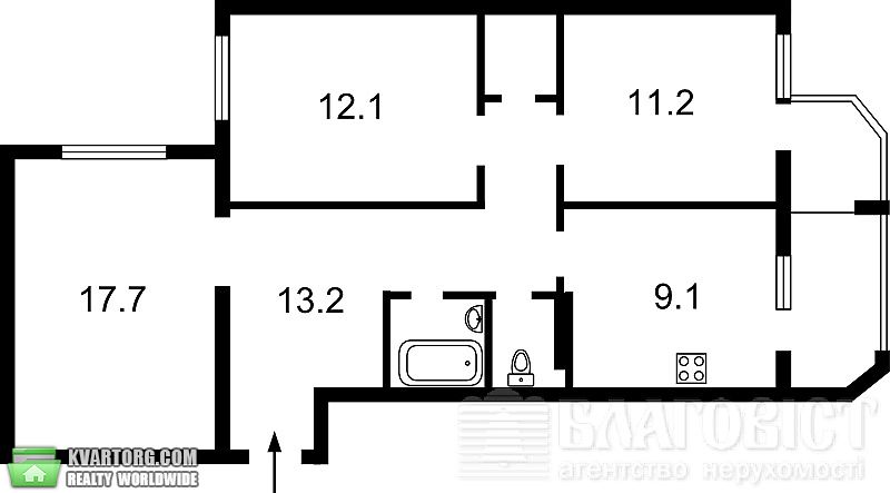 Sell 3-room apartment. Киев,  Теремковская — photo 10