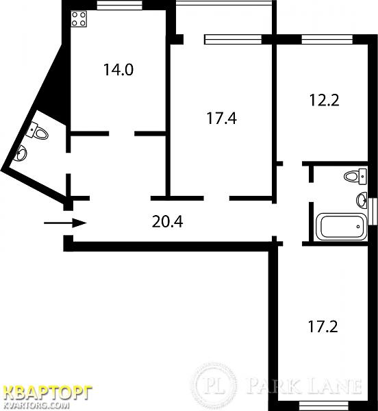 Sell 3-room apartment. Киев, Урловская — photo 3