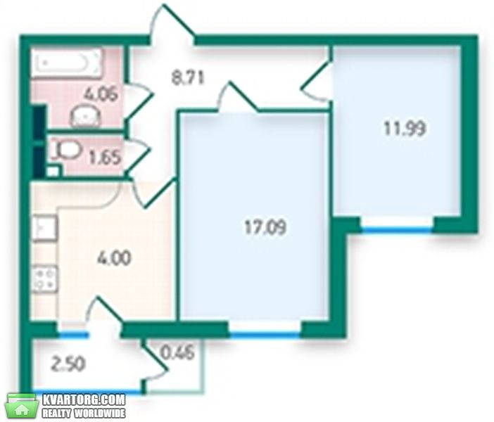 Sell 2-room apartment. Киев,  Кольцова бул — photo 3