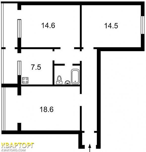 Sell 3-room apartment. Киев, Урицкого — photo 2