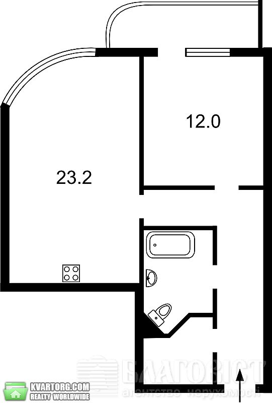 Sell 2-room apartment. Киев,  Драгомирова — photo 2