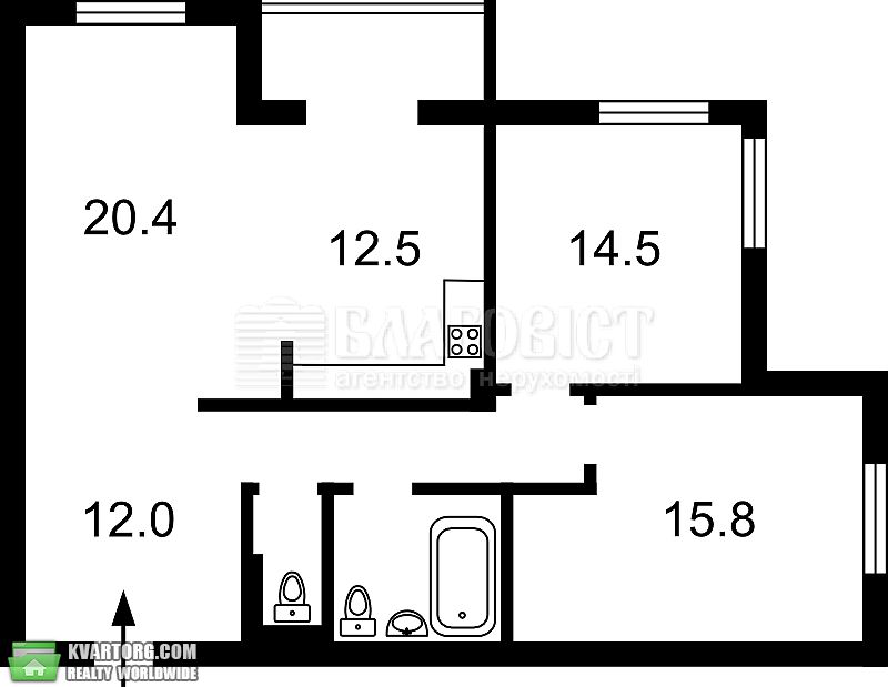 Sell 3-room apartment. Киев,  Никольско-Слободская — photo 1