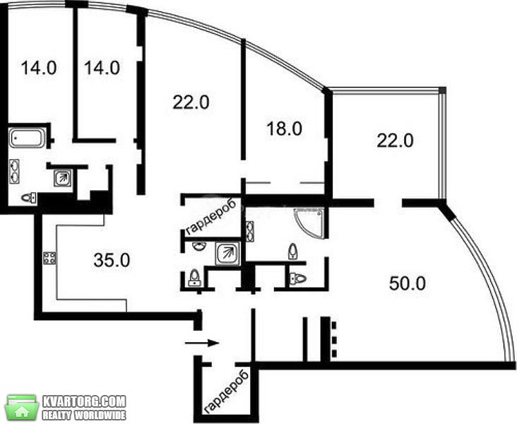 Rent out multi-room apartment. Киев,  Мирного Панаса — photo 2
