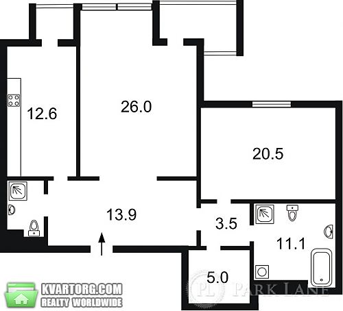 Sell 2-room apartment. Киев, Дружбы Народов бул — photo 2