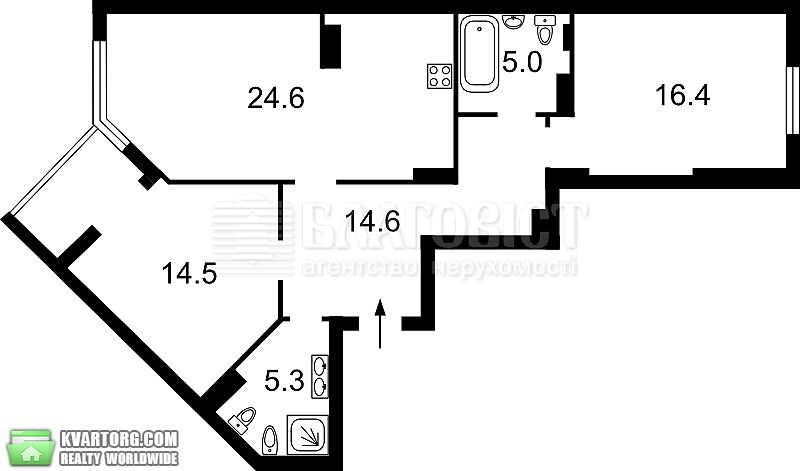 Sell 2-room apartment. Киев,  Вышгородская — photo 6