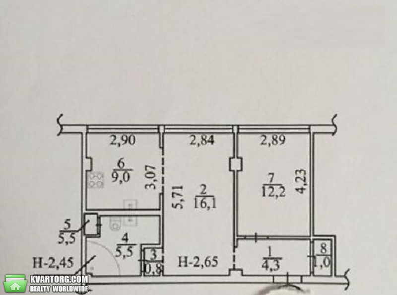 Sell 2-room apartment. Киев, Владимирская — photo 9