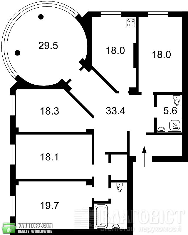 Sell 5-room apartment. Киев,  Дмитриевская — photo 2