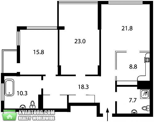 Sell 3-room apartment. Киев,  Драгомирова — photo 8