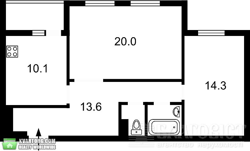 Sell 2-room apartment. Киев,  Никольско-Слободская — photo 5