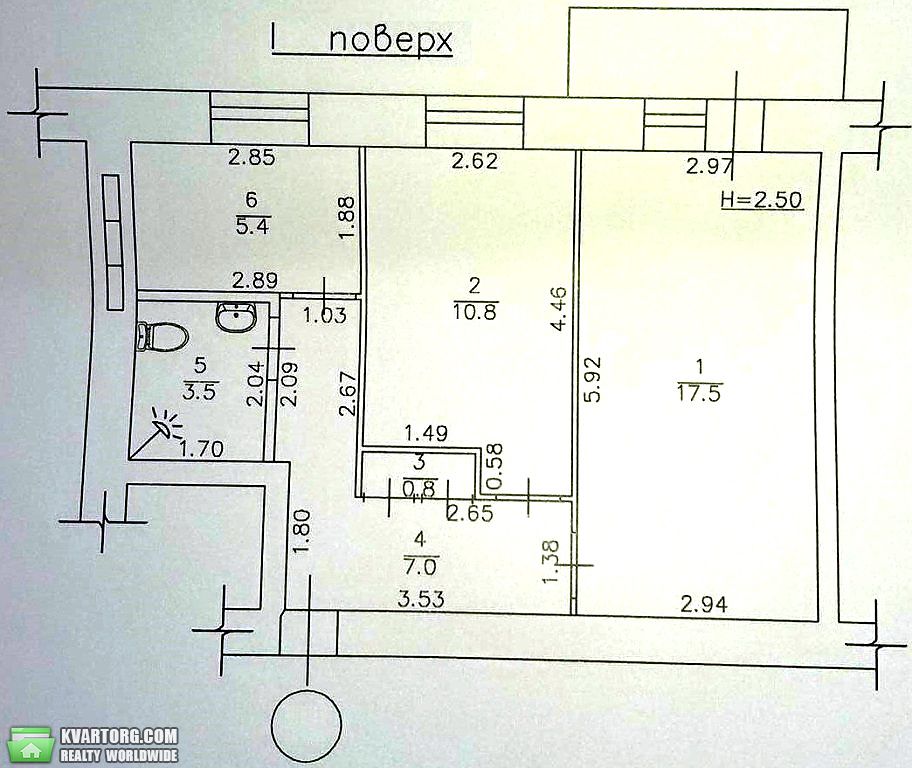 Sell 2-room apartment. Одесса, Базарная — photo 1