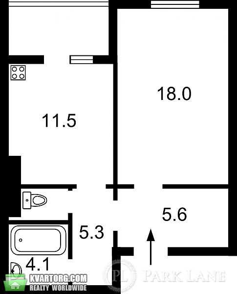 Sell 1-room apartment. Киев,  Здолбуновская — photo 3