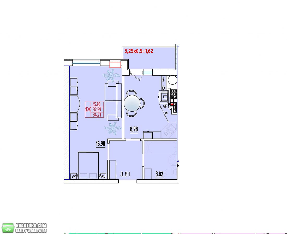 Sell 1-room apartment. Одесса, Люстдорфская дорога — photo 3