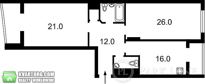 Sell 2-room apartment. Киев, Евгения Коновальца — photo 2