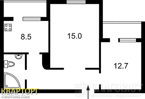 Sell 2-room apartment. Киев, Маяковского — photo 8