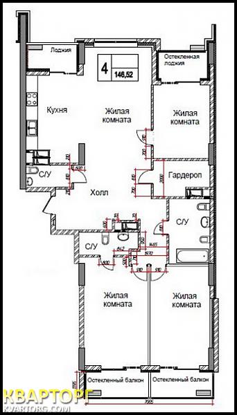 Sell 4-room apartment. Киев, Драгомирова — photo 3