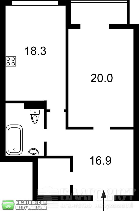 Sell 1-room apartment. Киев,  Щорса — photo 7