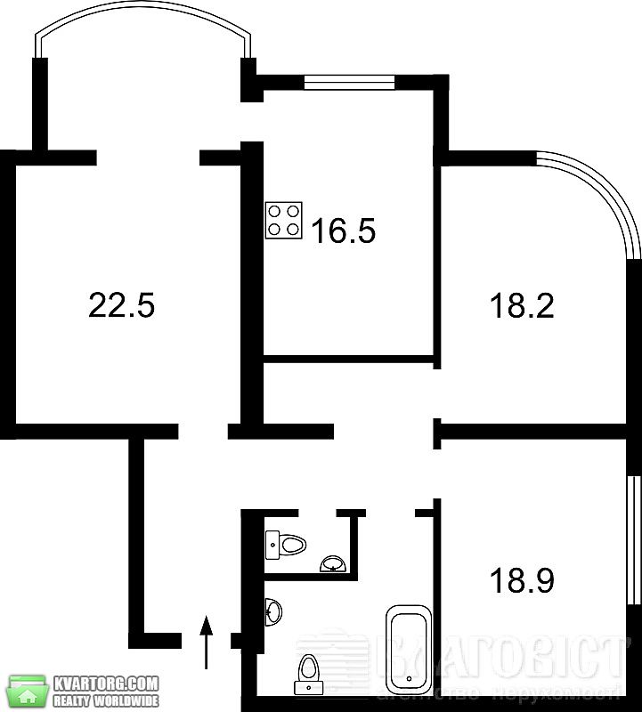 Sell 3-room apartment. Киев,  Героев Сталинграда пр — photo 2