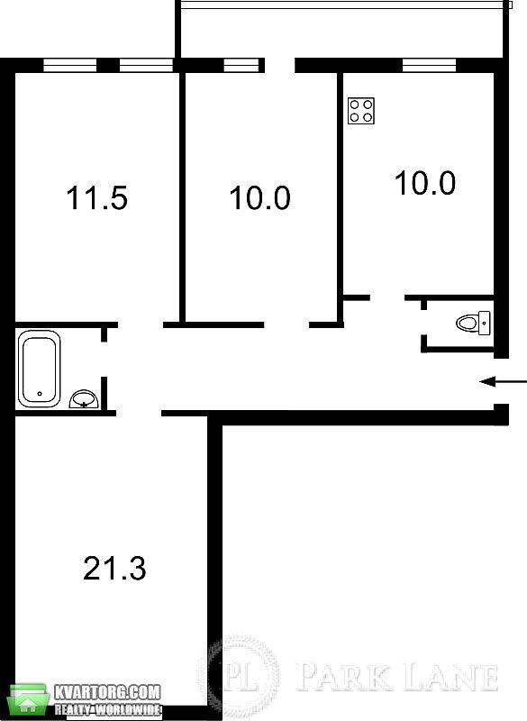 Sell 3-room apartment. Киев,  Саксаганского — photo 9