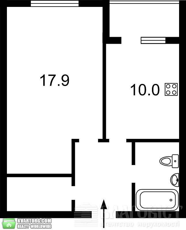 Sell 1-room apartment. Киев, Урловская — photo 5