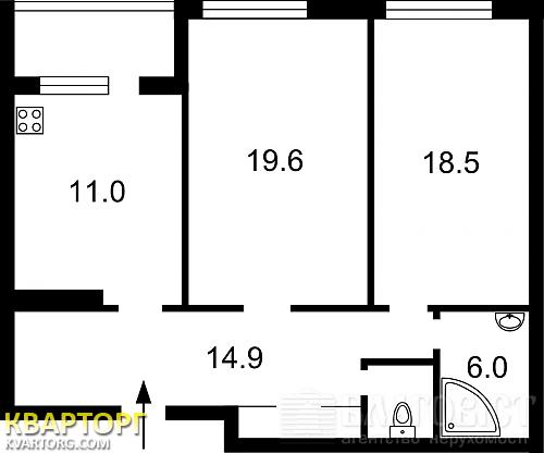 Sell 2-room apartment. Киев,  Туманяна — photo 2