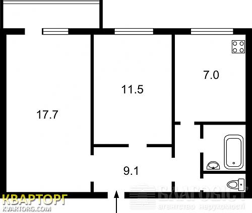 Sell 2-room apartment. Киев, Ревуцького — photo 2