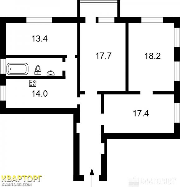 Sell 4-room apartment. Киев, Саксаганского — photo 2