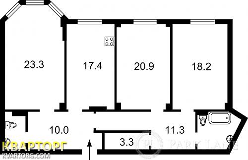Sell 3-room apartment. Киев,  Полтавская — photo 2