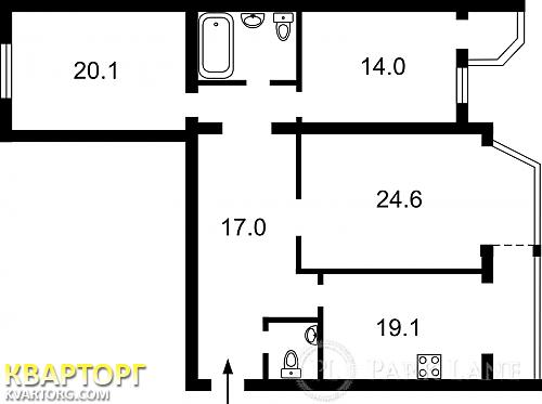 Sell 3-room apartment. Киев, Ломоносова — photo 4
