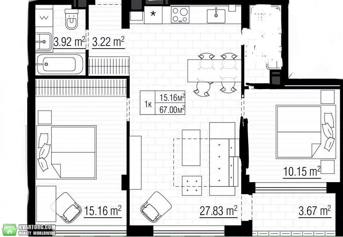 Sell 2-room apartment. Киевская обл., Мисливська — photo 9
