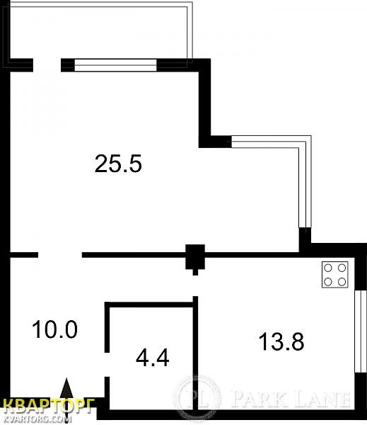 Sell 1-room apartment. Киев,  Драгомирова — photo 2