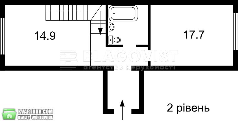 Rent out 2-room apartment. Киев,  Белицкая — photo 2